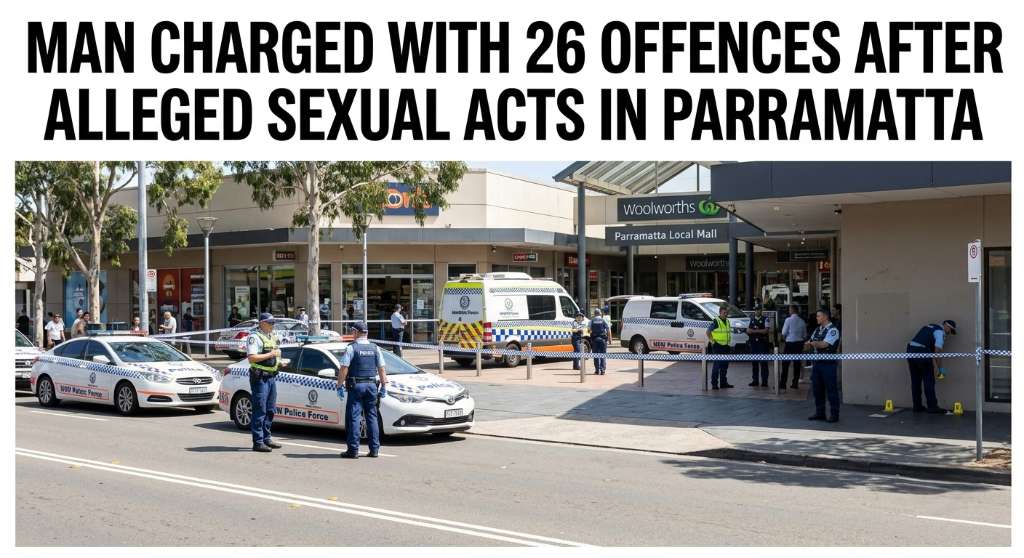 Man Charged With 26 Offences After Alleged Sexual Acts in Parramatta
