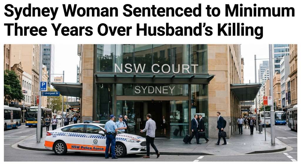 Sydney Woman Sentenced to Minimum Three Years Over Husband's Killing