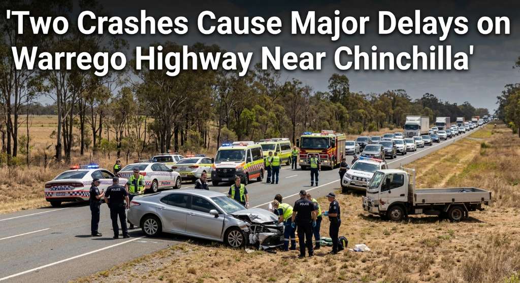 Two Crashes Cause Major Delays on Warrego Highway Near Chinchilla