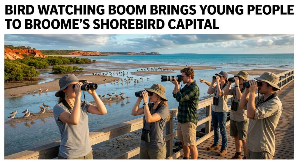 Birdwatching Boom Brings Young People to Broome’s Shorebird Capital