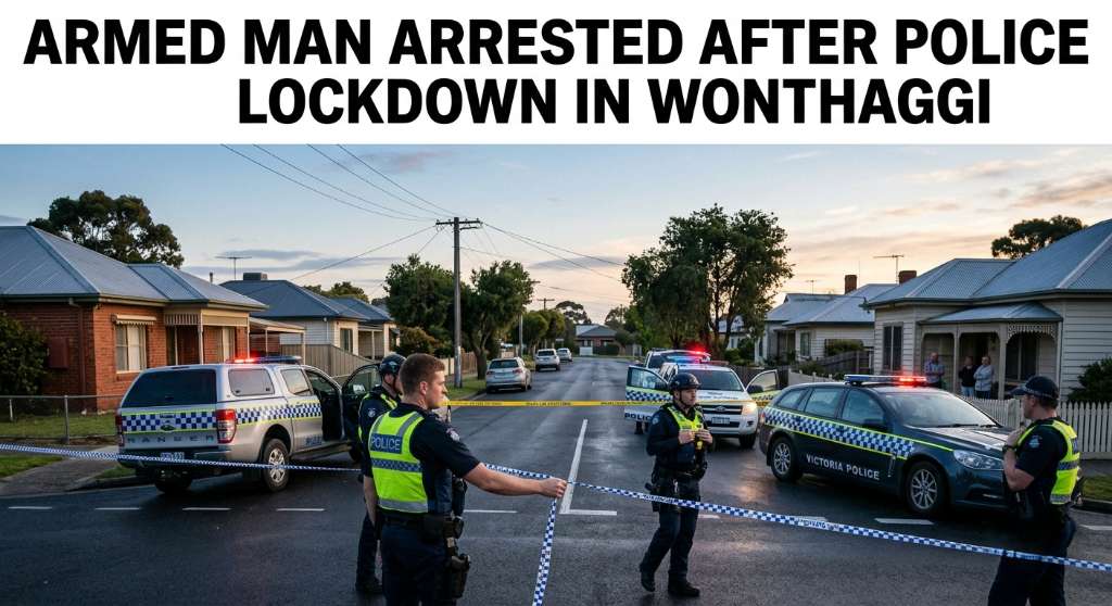 Armed Man Arrested After Police Lockdown in Wonthaggi