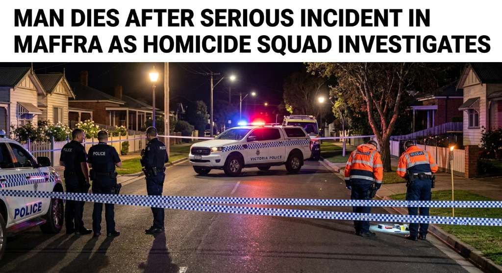 Man Dies After Serious Incident in Maffra as Homicide Squad Investigates