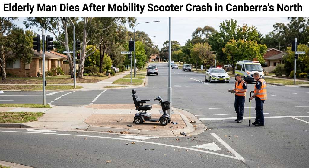 Elderly Man Dies After Mobility Scooter Crash in Canberra’s North