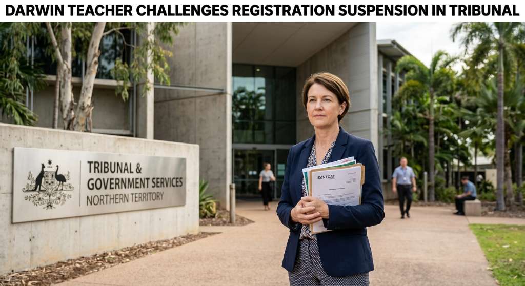 Darwin Teacher Challenges Registration Suspension in Tribunal