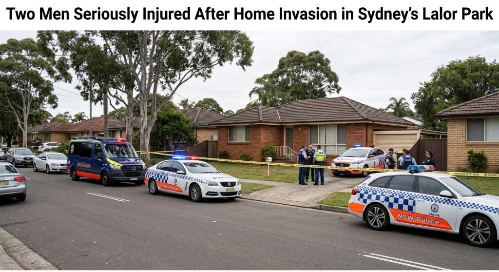 Two Men Seriously Injured After Home Invasion in Sydney's Lalor Park