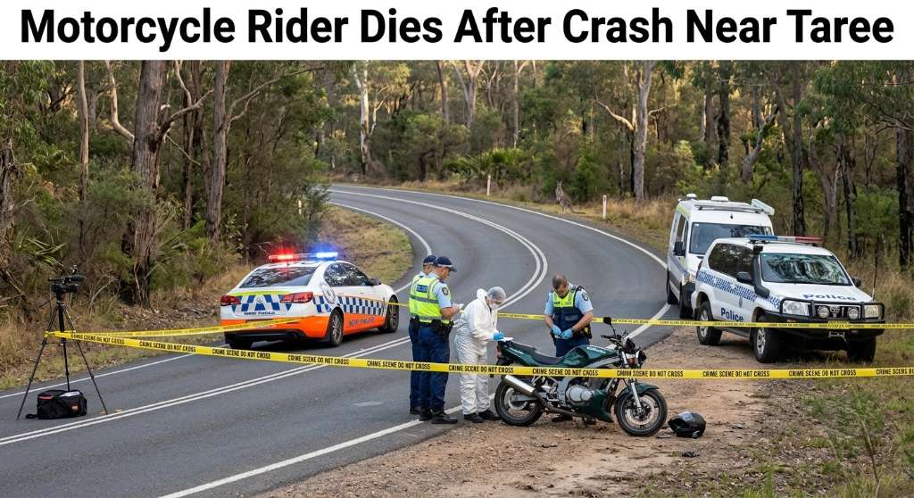 Motorcycle Rider Dies After Crash Near Taree