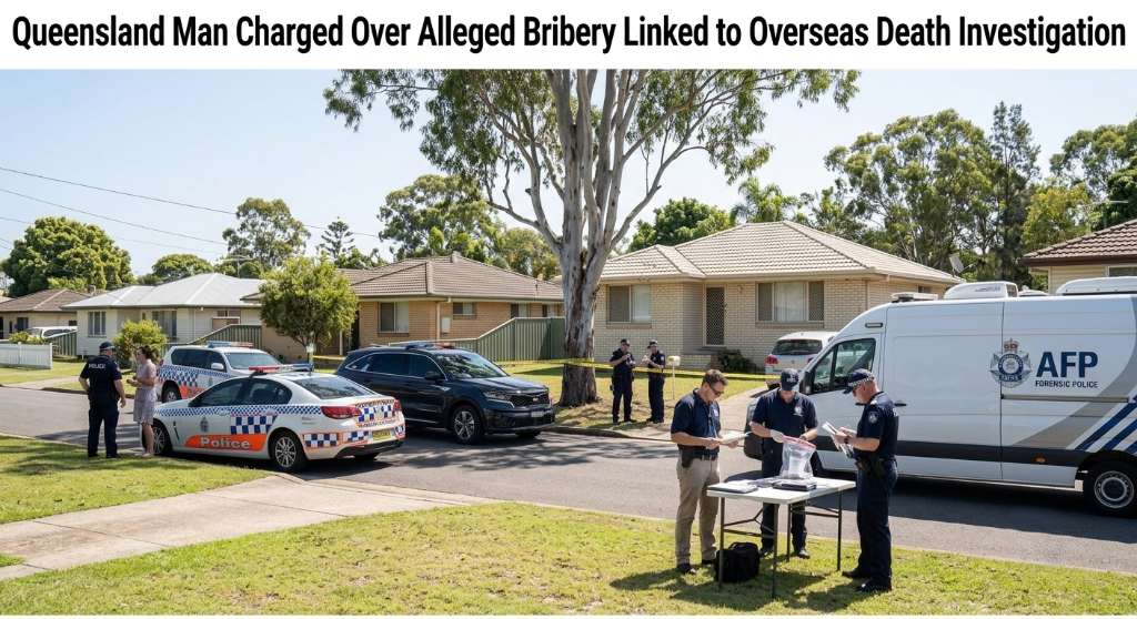 Queensland Man Charged Over Alleged Bribery Linked to Overseas Death Investigation
