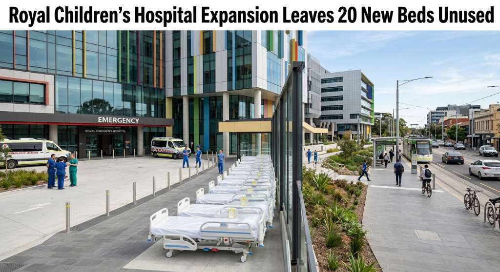 Royal Children's Hospital Expansion Leaves 20 New Beds Unused