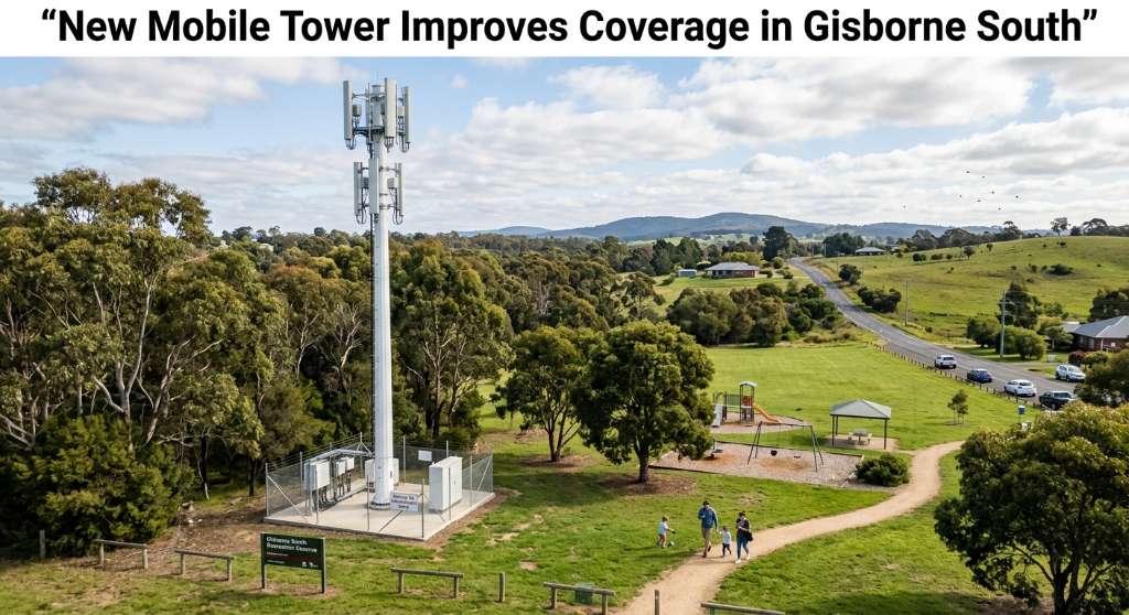 New Mobile Tower Improves Coverage in Gisborne South