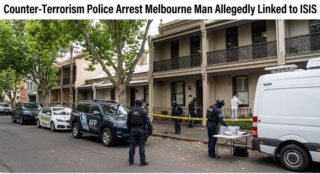 Counter-Terrorism Police Arrest Melbourne Man Allegedly Linked to ISIS - Melbourne, VIC