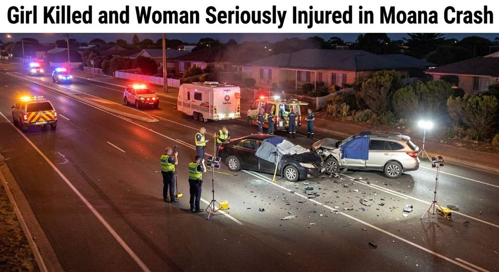 Girl Killed and Woman Seriously Injured in Moana Crash