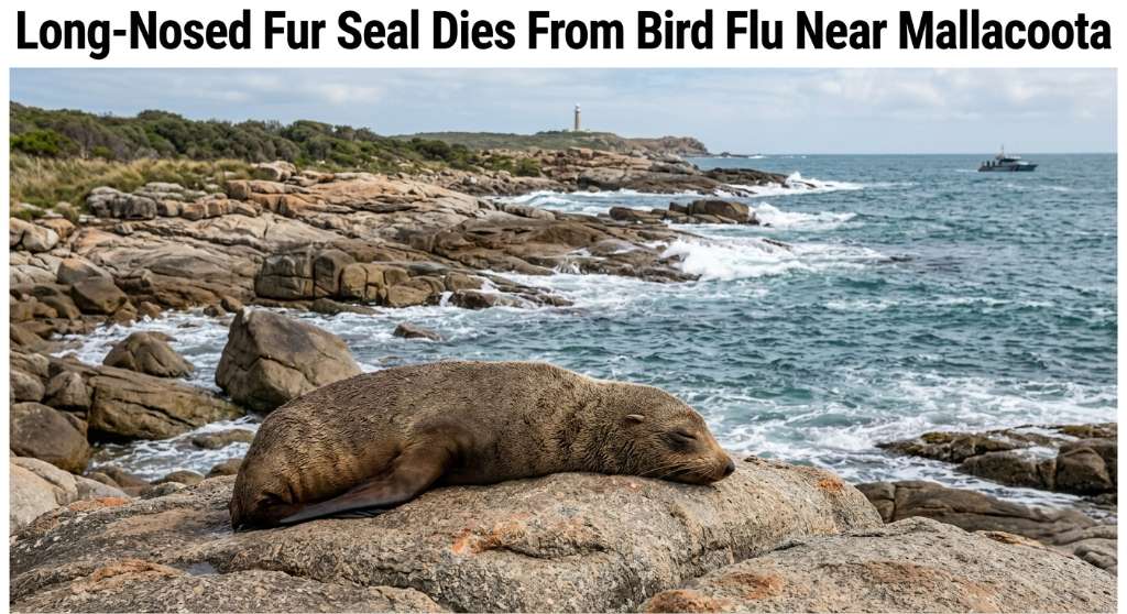 Long-Nosed Fur Seal Dies From Bird Flu Near Mallacoota - Mallacoota, VIC