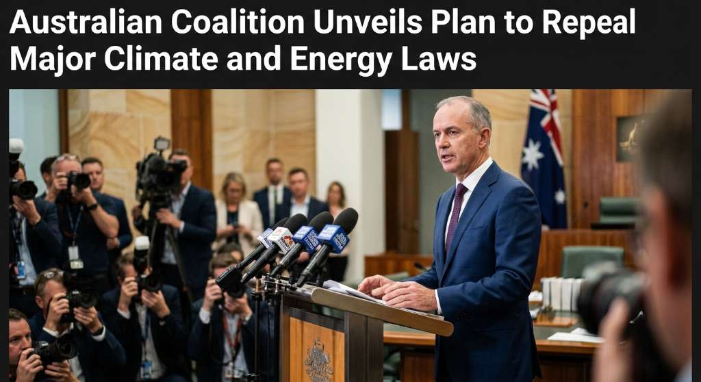 Australian Coalition Unveils Plan to Repeal Major Climate and Energy Laws