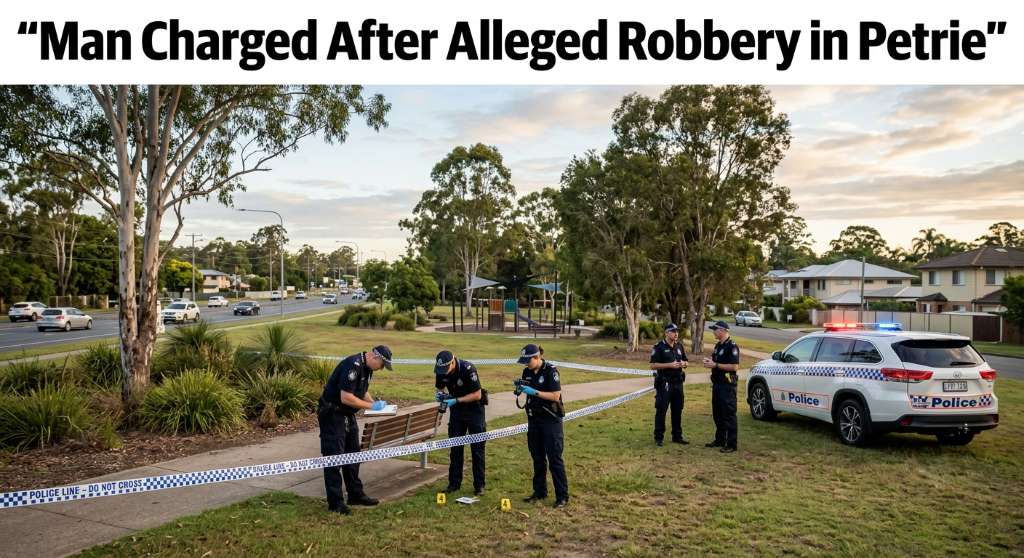 Man Charged After Alleged Robbery in Petrie