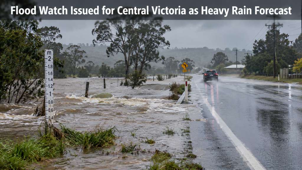 Flood Watch Issued for Central Victoria as Heavy Rain Forecast