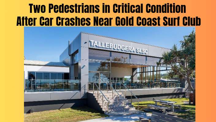 Two Pedestrians in Critical Condition After Car Crashes Near Gold Coast Surf Club