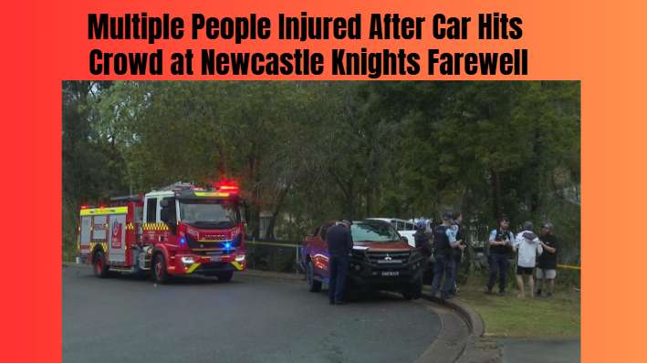 Multiple People Injured After Car Hits Crowd at Newcastle Knights Farewell - Newcastle, NSW