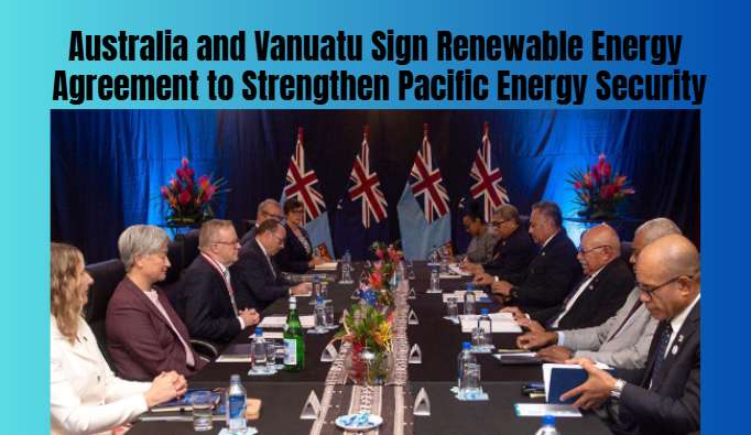 Australia and Vanuatu Sign Renewable Energy Agreement to Strengthen Pacific Energy Security