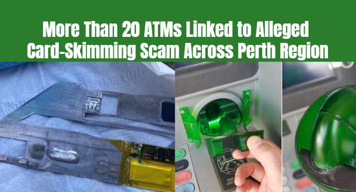 More Than 20 ATMs Linked to Alleged Card-Skimming Scam Across Perth Region