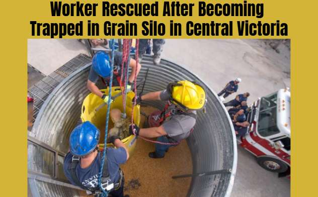 Worker Rescued After Becoming Trapped in Grain Silo in Central Victoria