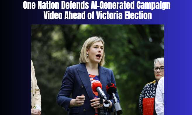 One Nation Defends AI-Generated Campaign Video Ahead of Victoria Election