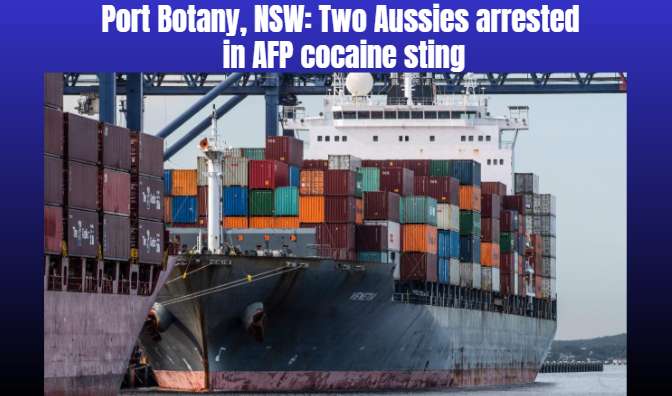 Port Botany, NSW: Two Aussies arrested in AFP cocaine sting