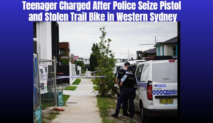 Teenager Charged After Police Seize Pistol and Stolen Trail Bike in Western Sydney