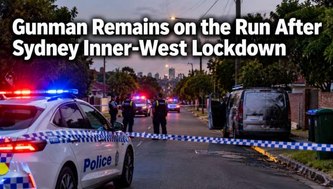 Gunman Remains on the Run After Sydney Inner-West Lockdown