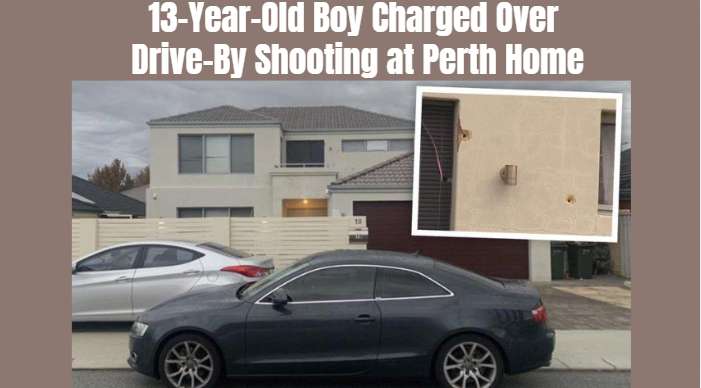 13-Year-Old Boy Charged Over Drive-By Shooting at Perth Home