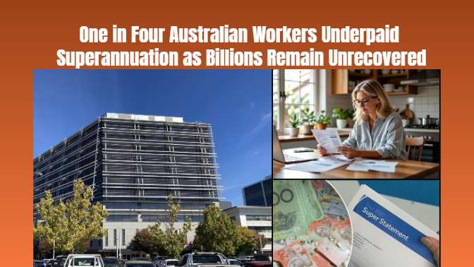 One in Four Australian Workers Underpaid Superannuation as Billions Remain Unrecovered