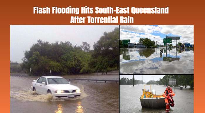 Flash Flooding Hits South-East Queensland After Torrential Rain