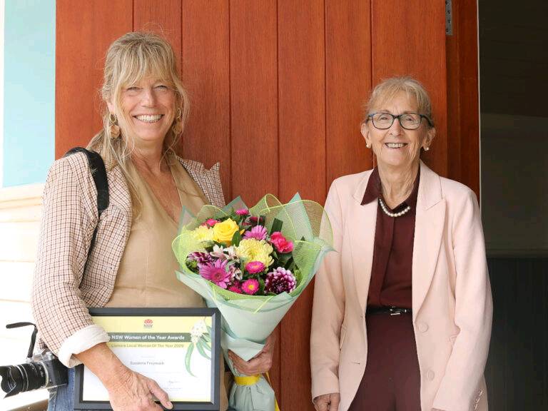 Susanna Freymark Honoured With Lismore Local Woman of the Year Award
