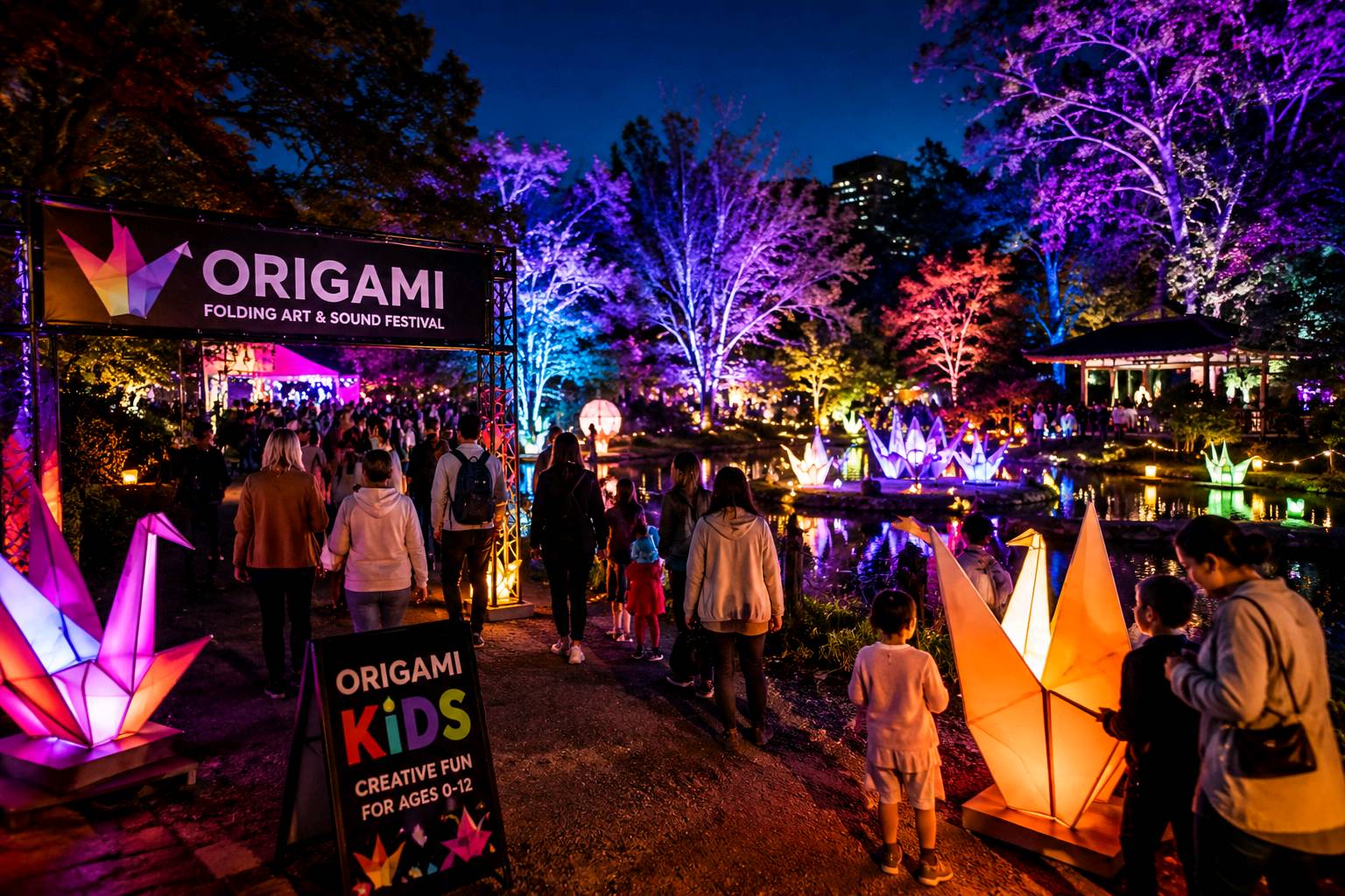 Origami Festival draws record crowds in Gosford