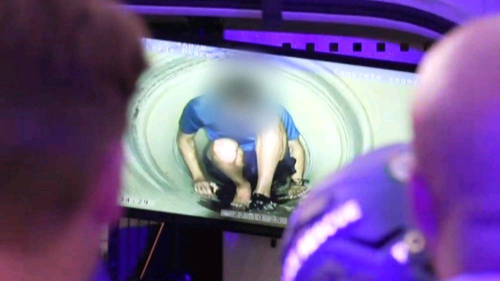 Man caught hiding in stormwater drain to evade arrest in Orange