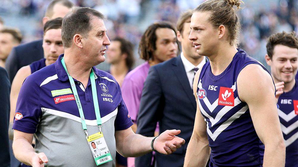 Dockers captain Nat Fyfe hospitalised with serious elbow infection