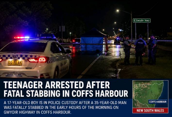 Teenager arrested after fatal stabbing in Coffs Harbour