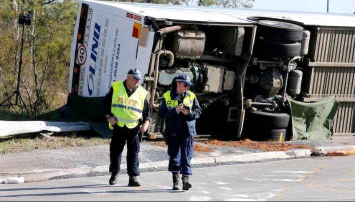 Fatal bus crash investigation continues on Bruce Highway near Bowen