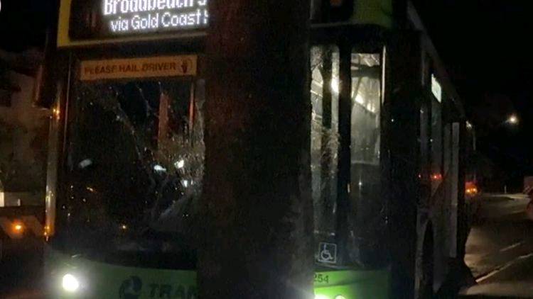 Suspects on the Run After Gold Coast Bus Pelted with Rocks