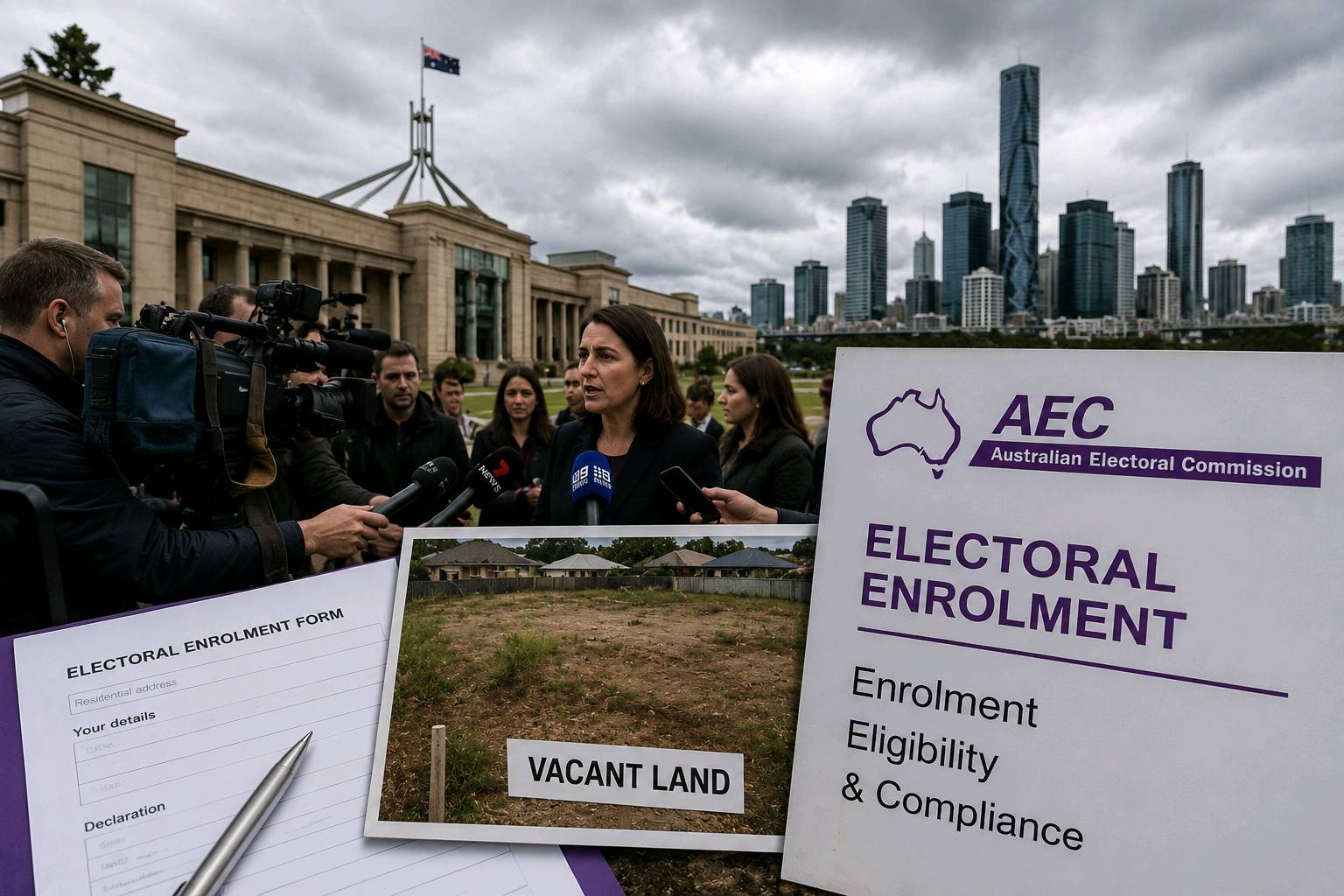 “Labor MP referred to AEC over claim she’s enrolled at vacant plot of land”