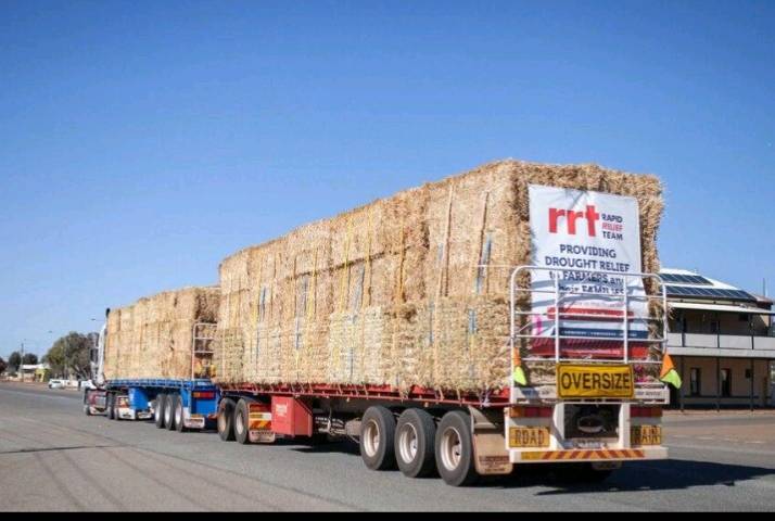A WA charity hay run was in doubt until school students and Lions Clubs stepped in to help