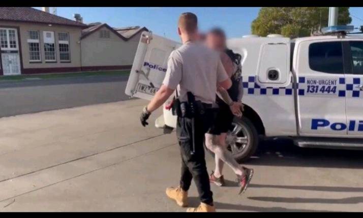 Irymple arrest with thanks to the public