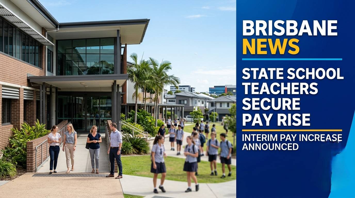 🏫 Brisbane Teachers Secure Interim Pay Rise