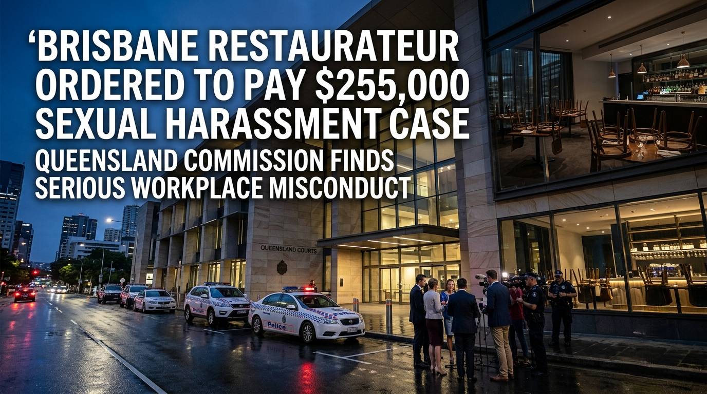 Former Brisbane Restaurant Owner Ordered to Pay $255,000 in Harassment Case
