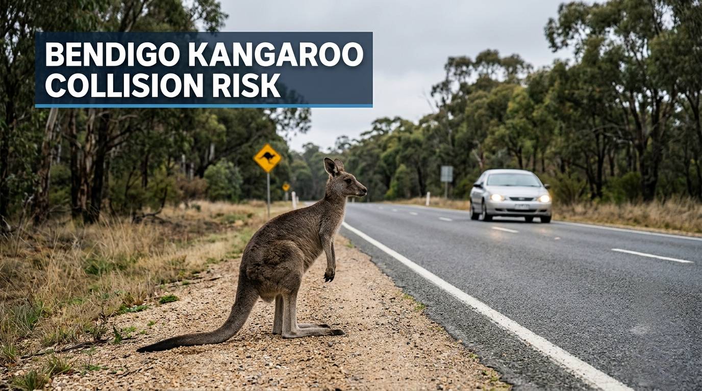 Bendigo Named One of Victoria’s Kangaroo Collision Hotspots
