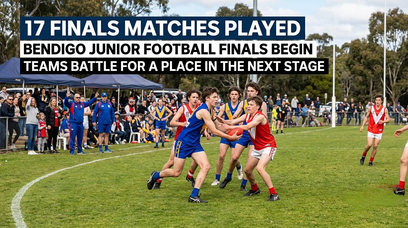 Bendigo Junior Football Finals Begin With 17 Matches