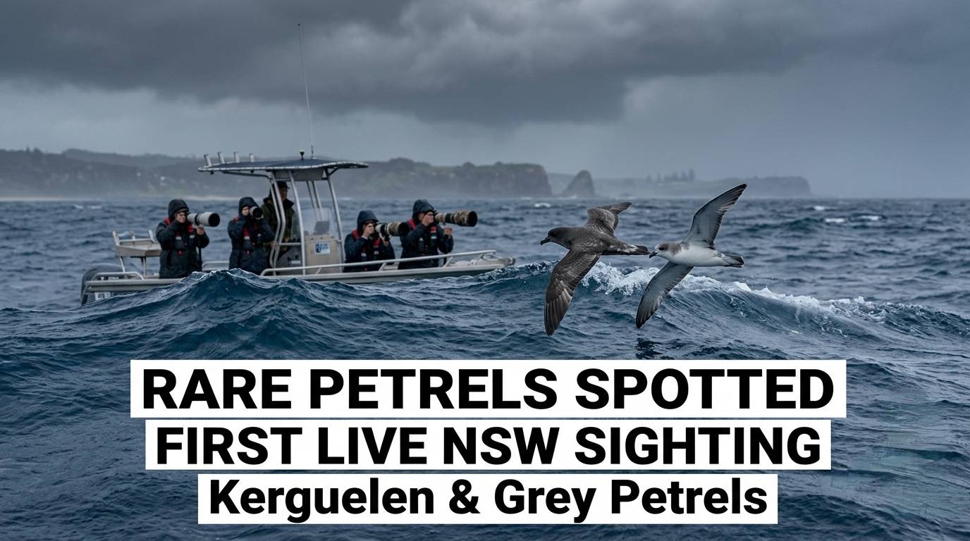 Rare Southern Seabirds Spotted Off Port Macquarie Coast