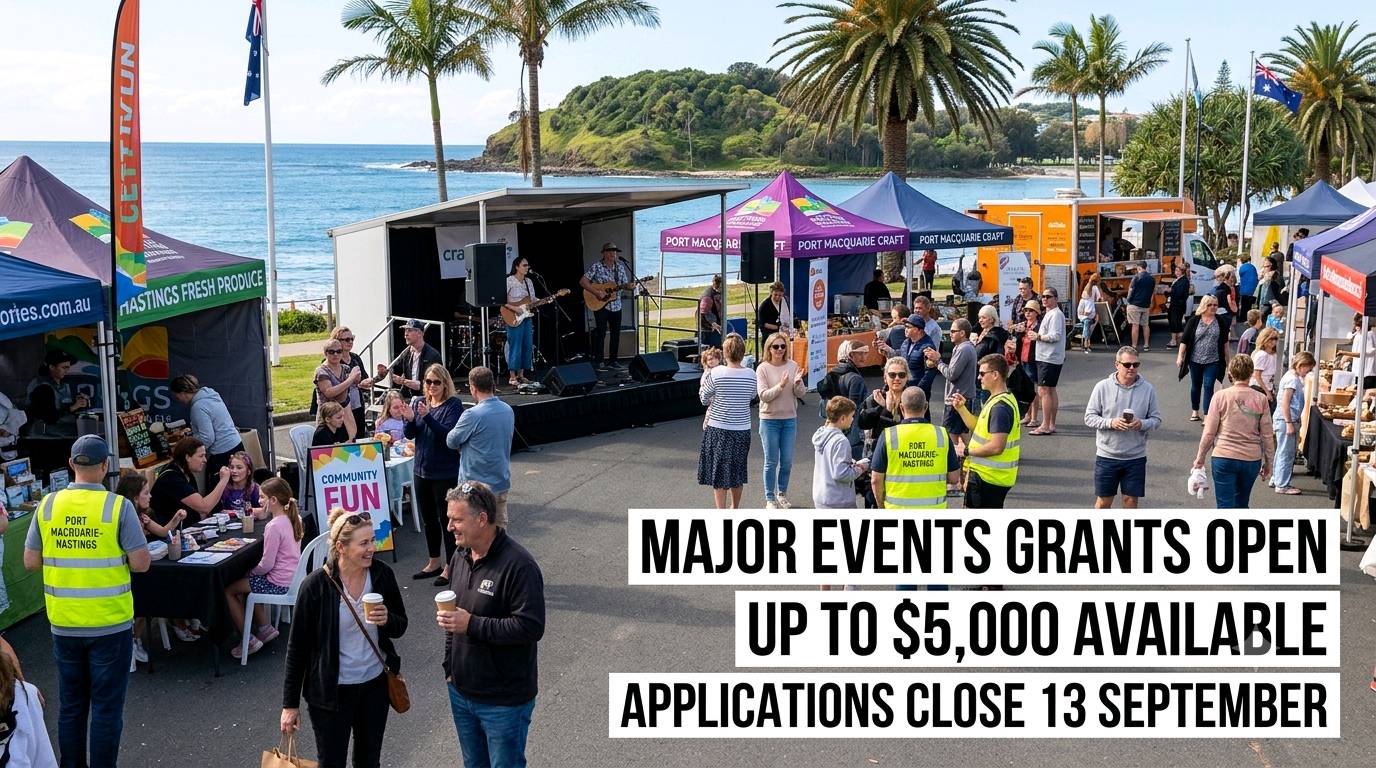Port Macquarie-Hastings Opens Major Events Grants