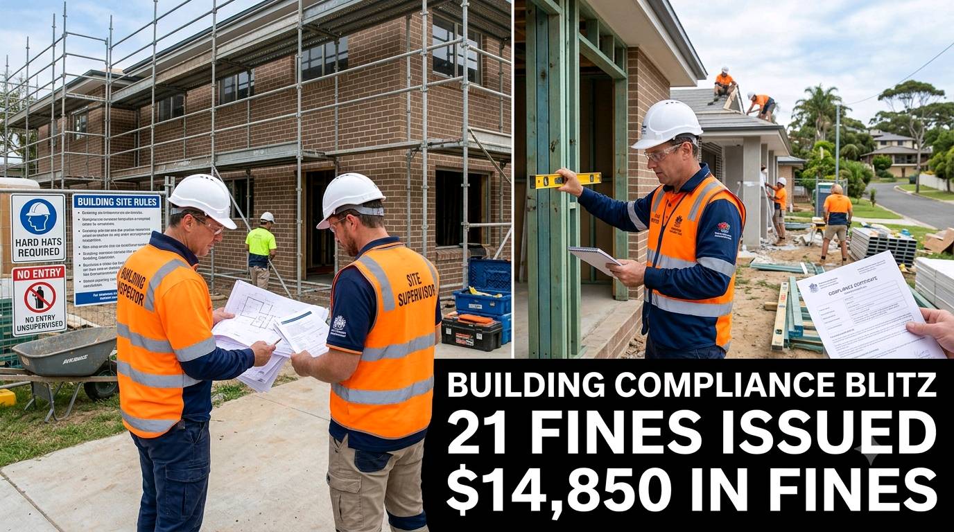 Port Macquarie Building Sites Hit by Compliance Blitz