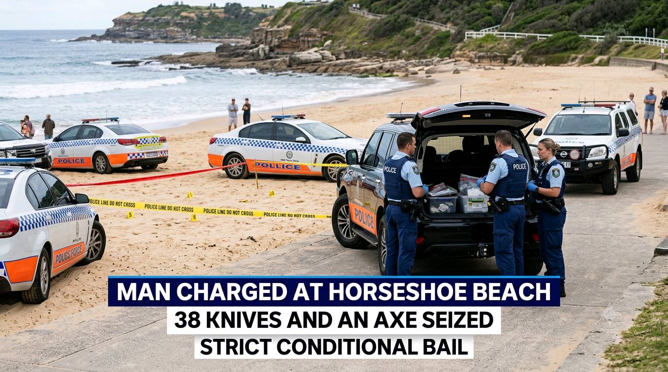 Man Arrested After Alleged Incident at Newcastle’s Horseshoe Beach