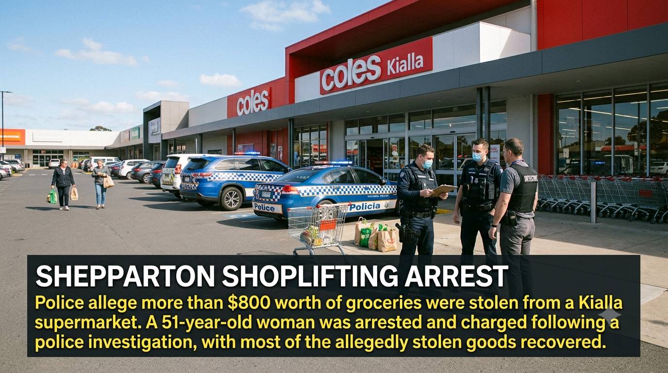 Woman Charged After Alleged $800 Supermarket Theft